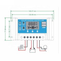 Solar controller fully automatic 12/24/48v 60A photovoltaic panel street lamp universal charging